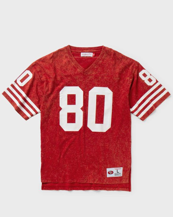 Mitchell & Ness NFL San Francisco 49ers Jerry Rice Red ACID WASH Jersey sz  XL