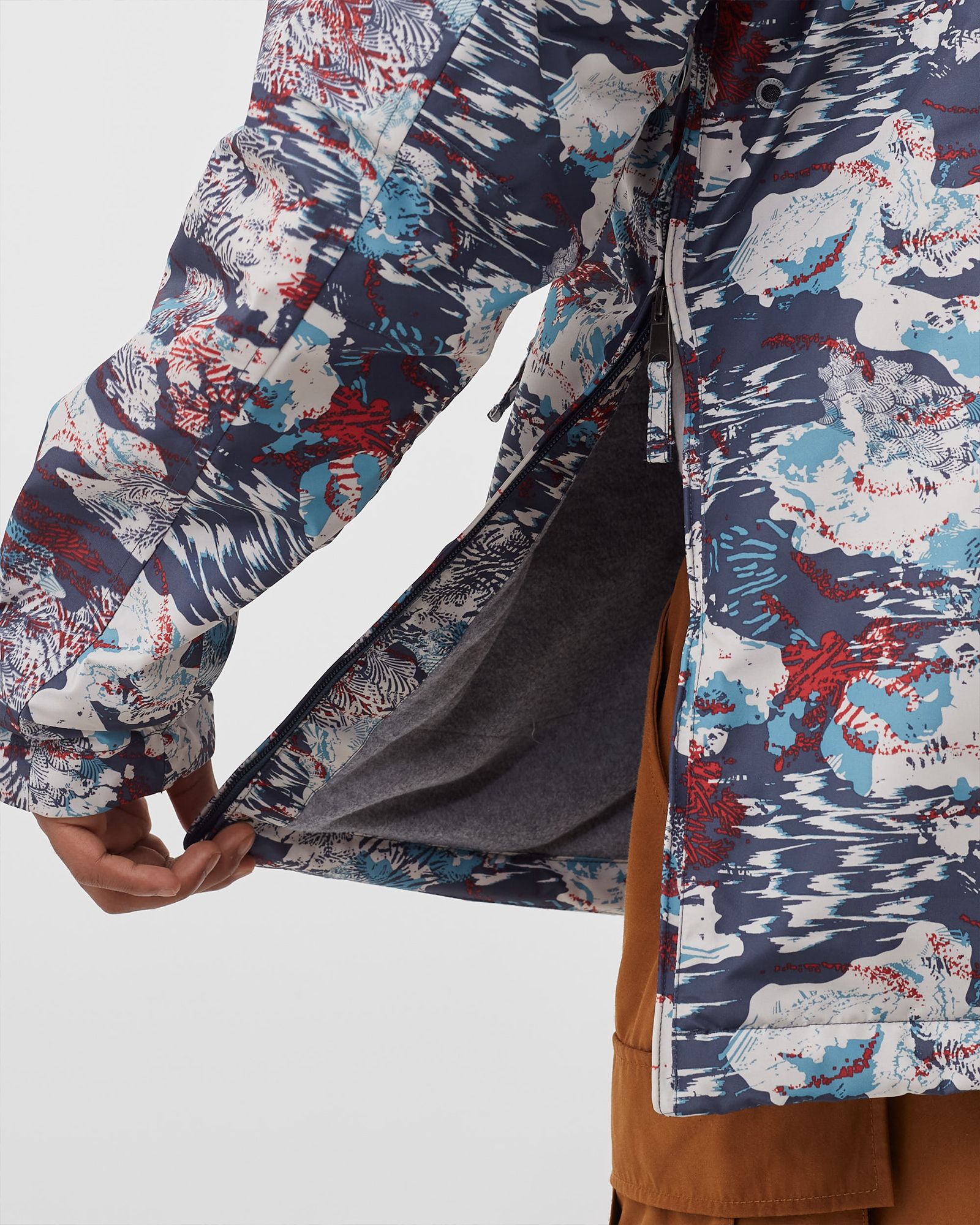 Rainforest Winter Pocket Printed Jacket