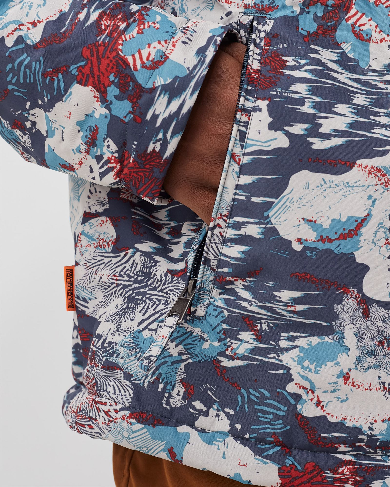 Rainforest Winter Pocket Printed Jacket