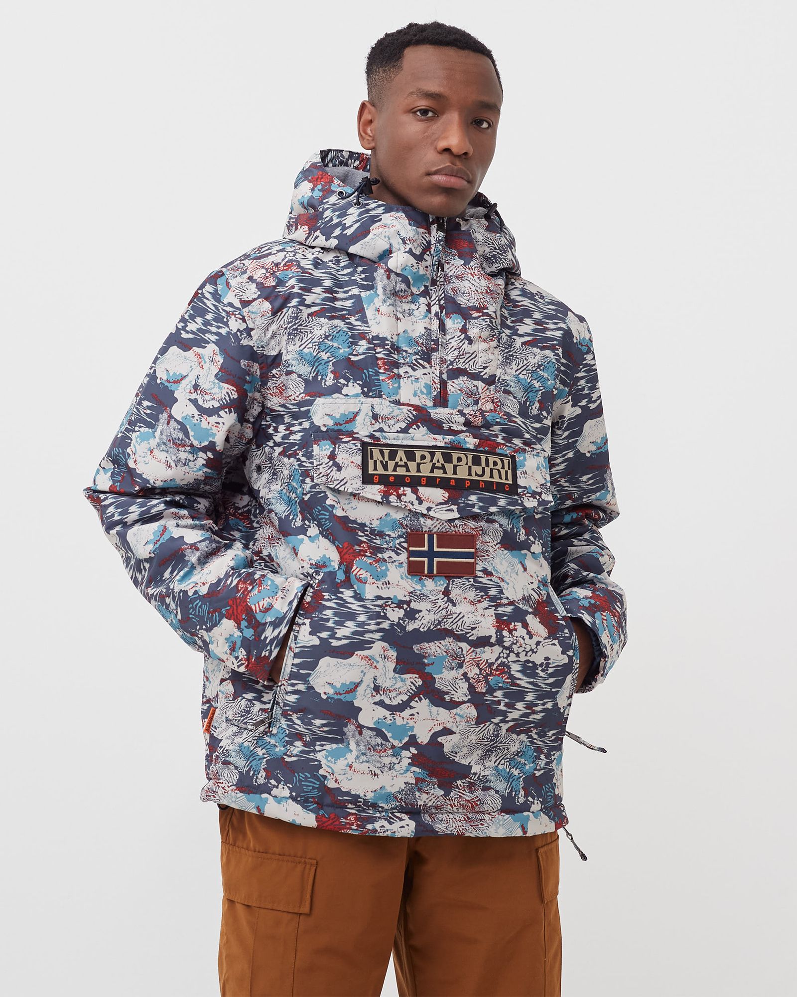 Rainforest Winter Pocket Printed Jacket