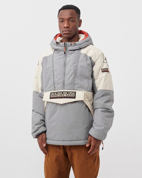 Napapijri RAINFOREST MERCURY Jacket Grey - MEDIUM GREY SOLID