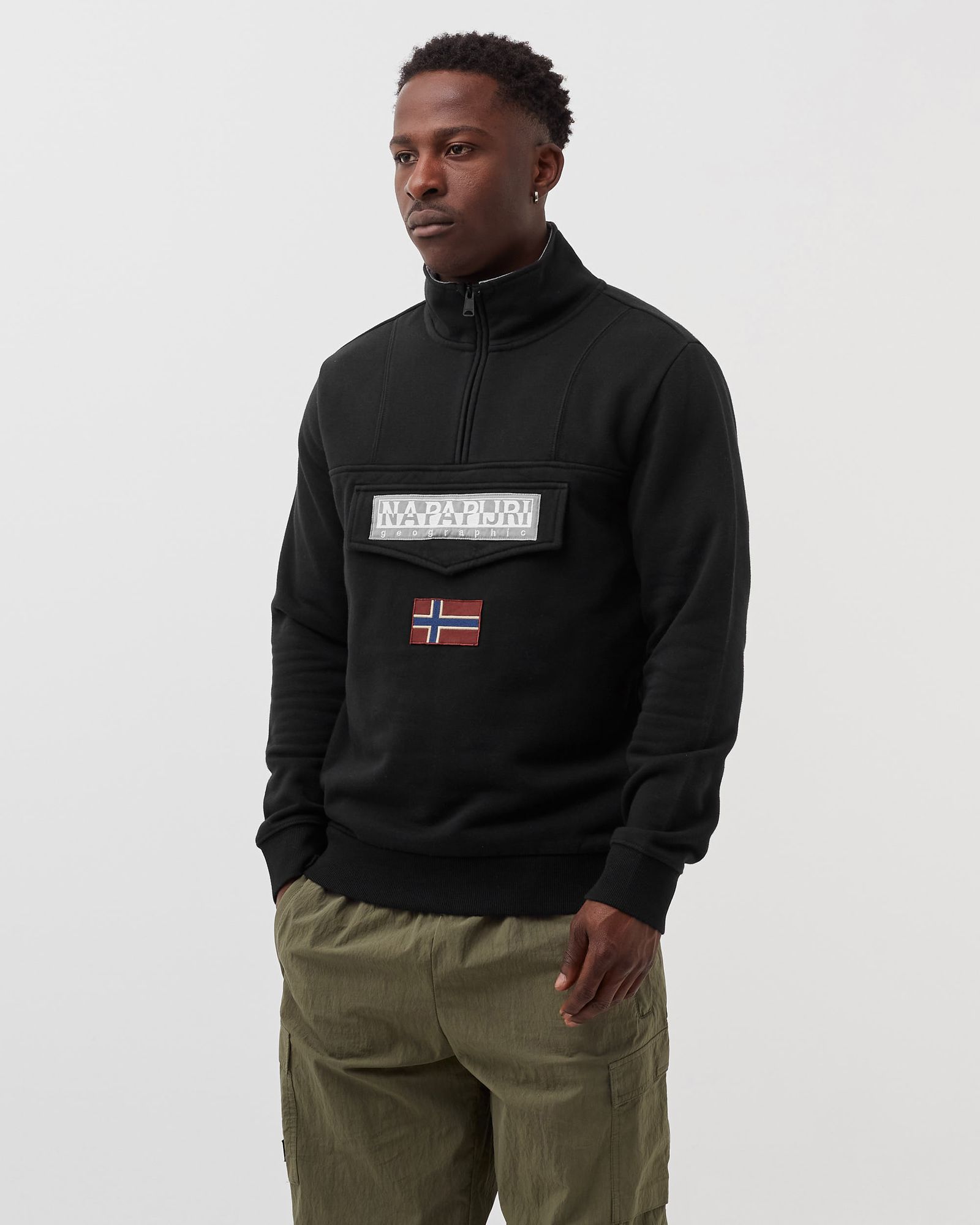 BURGEE HALF ZIP SWEATSHIRT