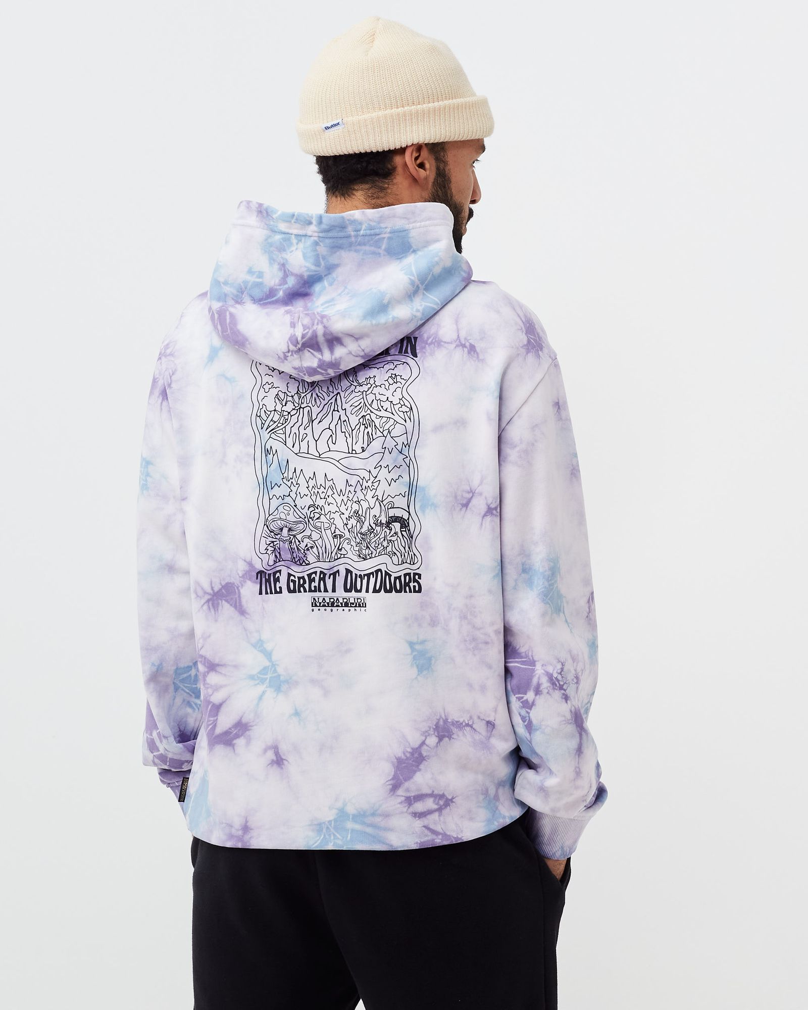 B-PLAN AOP H L SWEAT