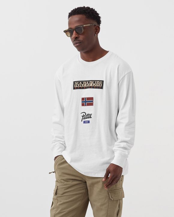 bijstand Experiment Gemaakt van NAPA NAPAPIJRI X PATTA LONGSLEEVE White | BSTN Store