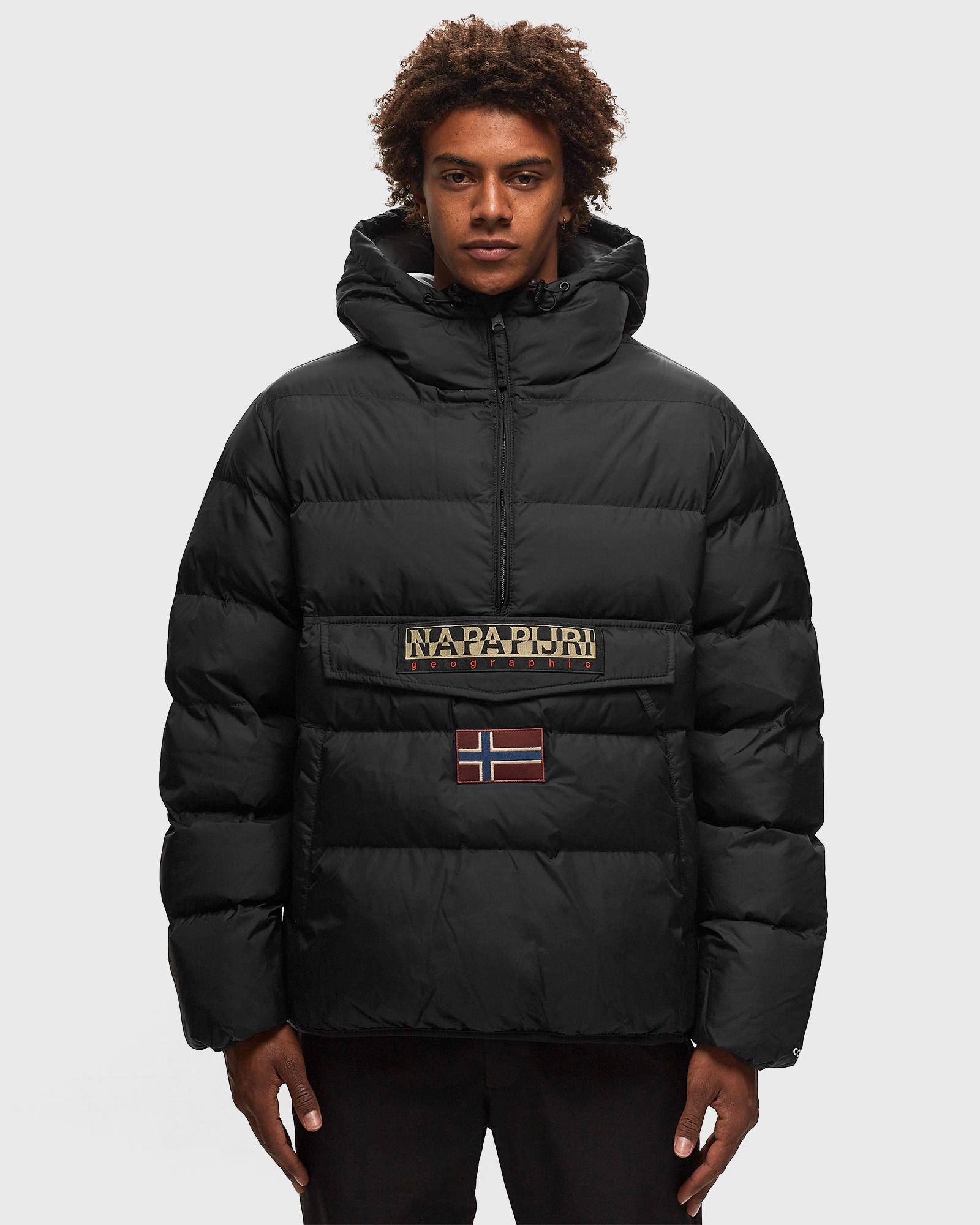 NAPAPIJRI ブラックー ジャケット Napapijri Rainforest Next Loose Fit Jacket Black | Mainline