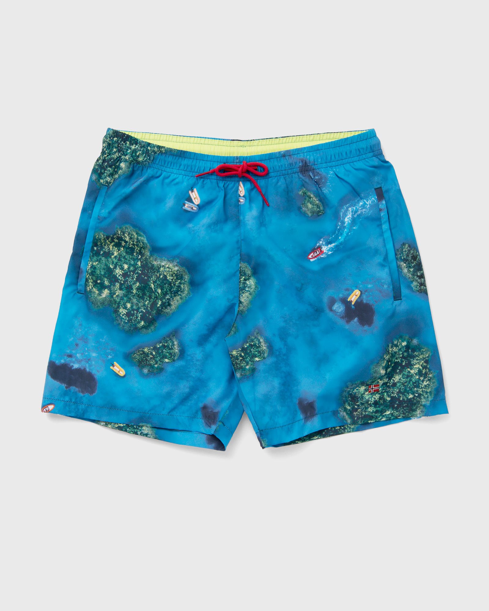 Napapijri - v-inuvik shorts men swimwear blue|green in größe:xl