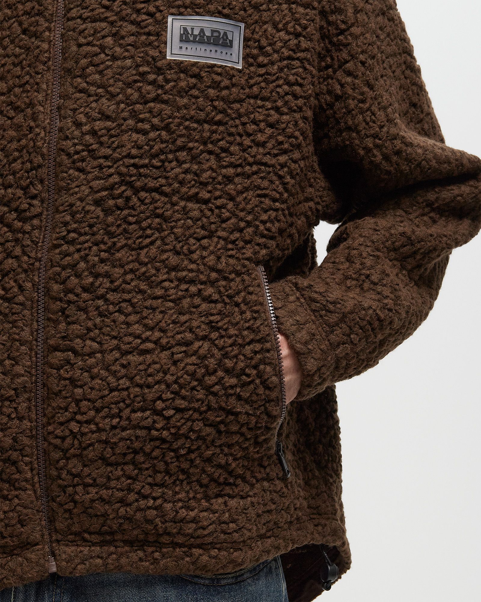 X MARTINE ROSE T-EMIN WOOL REP