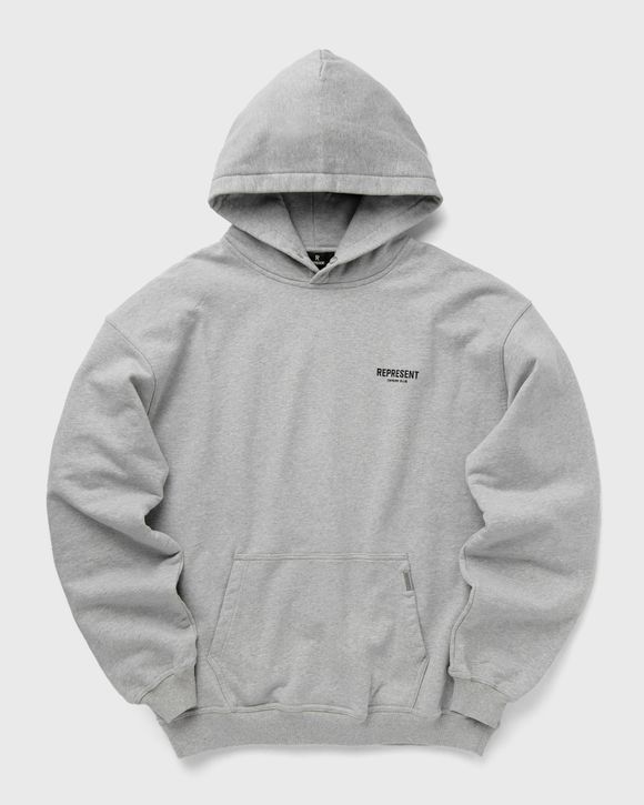 Represent REPRESENT OWNERS CLUB HOODIE Grey - ASH GREY/BLACK