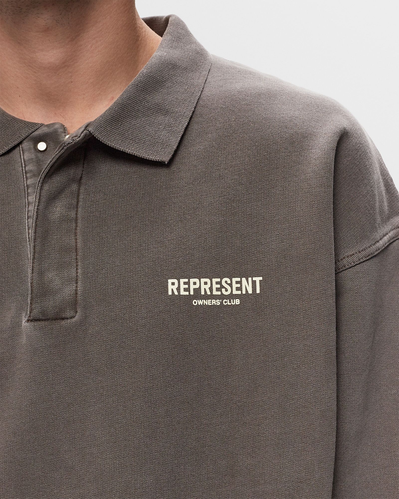 REPRESENT OWNERS CLUB LS POLO SWEAT