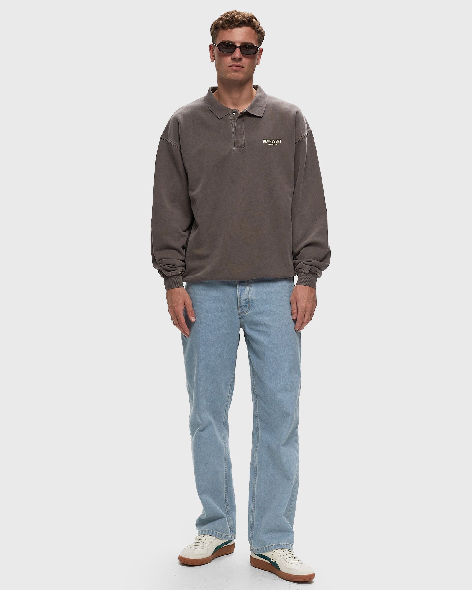 REPRESENT OWNERS CLUB LS POLO SWEAT