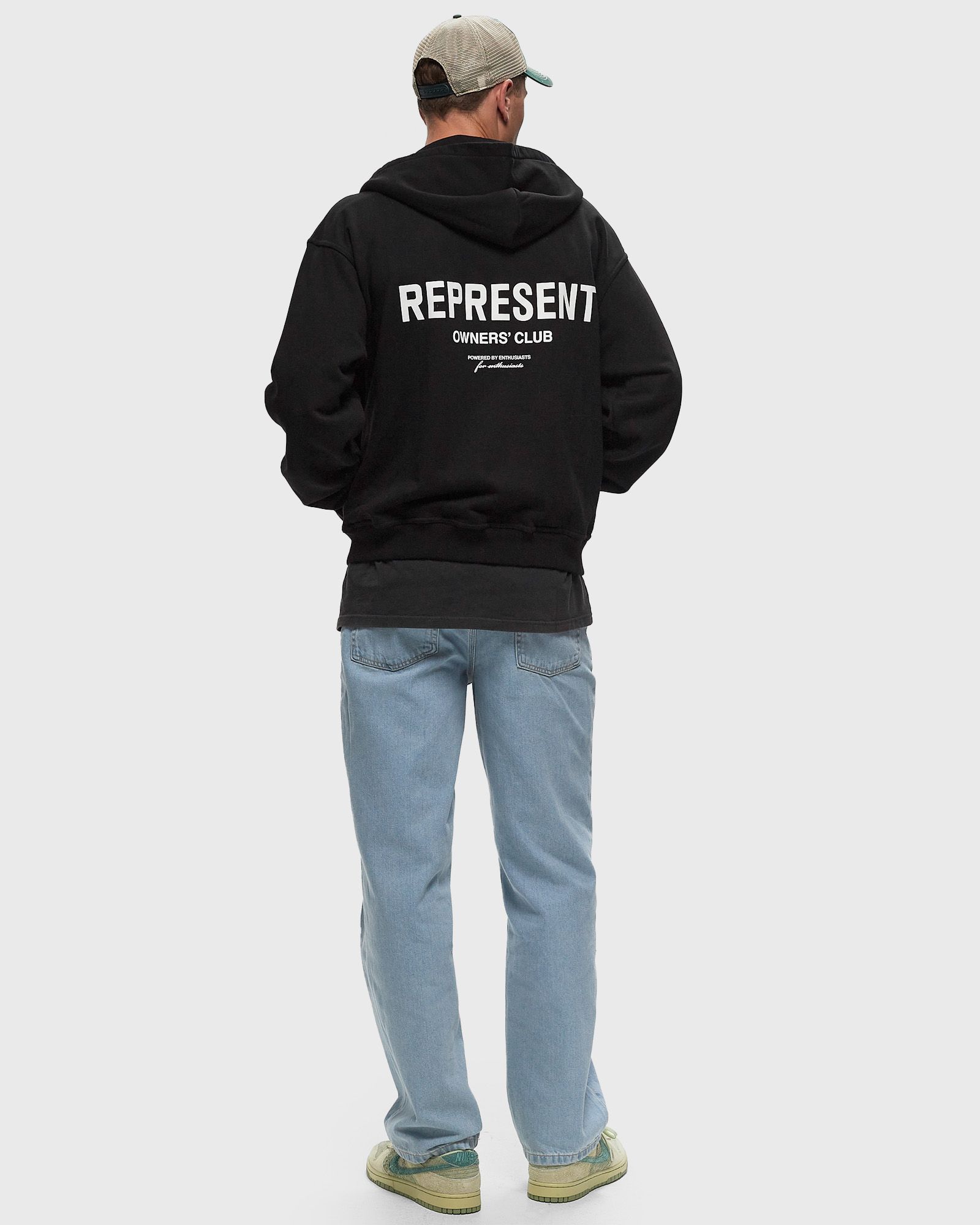 Represent REPRESENT OWNERS CLUB ZIP HOODIE Black | BSTN Store