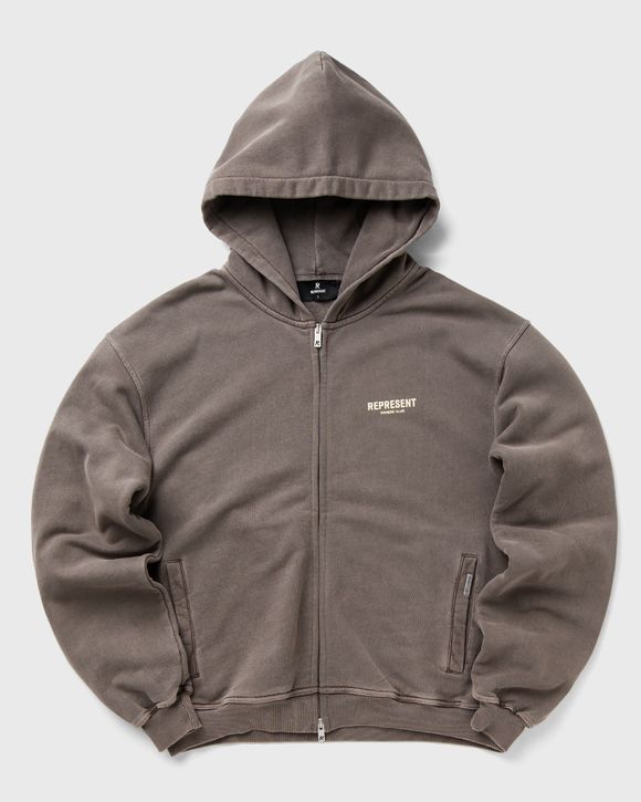 Represent REPRESENT OWNERS CLUB ZIP HOODIE Grey BSTN Store