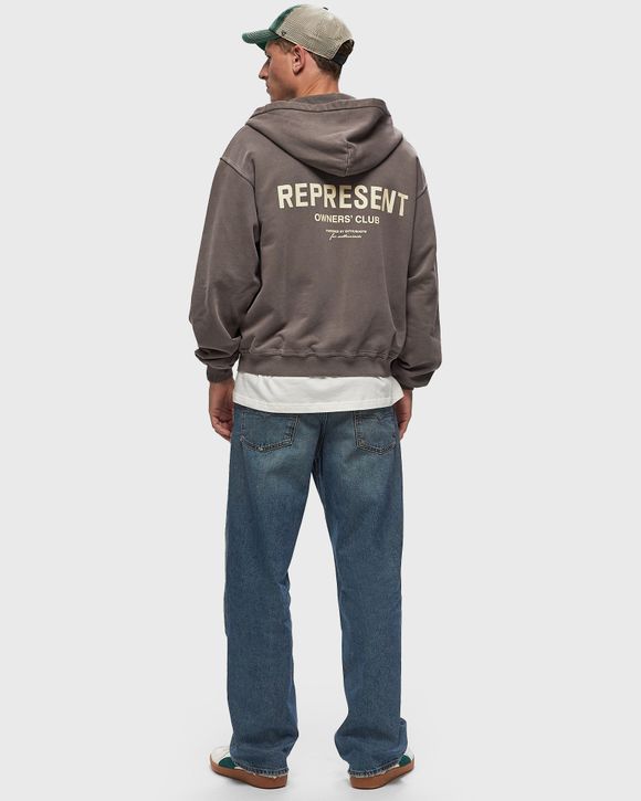 パーカー・フーディ REPRESENT SS25 SWEATSHIRT WITH LOGO (OCM41122 001) Represent REPRESENT OWNERS CLUB ZIP HOODIE Black | BSTN Store