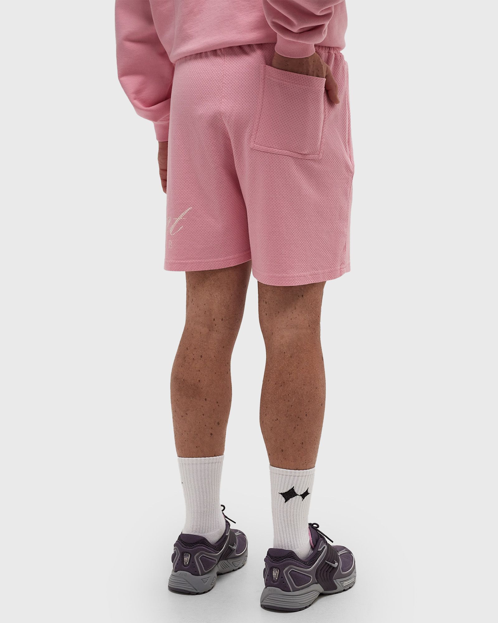 REPRESENT OWNERS CLUB SCRIPT MESH SHORTS