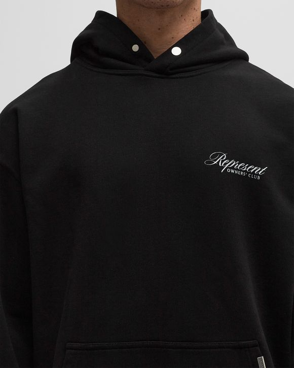パーカー・フーディ REPRESENT Men Hoodies OCM41113 01 Black Core) Represent Men's Owners Club Hoodie OCM41113-001 Black