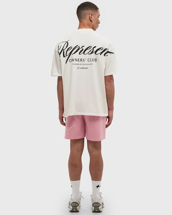 Represent REPRESENT OWNERS CLUB SCRIPT T-SHIRT White | BSTN