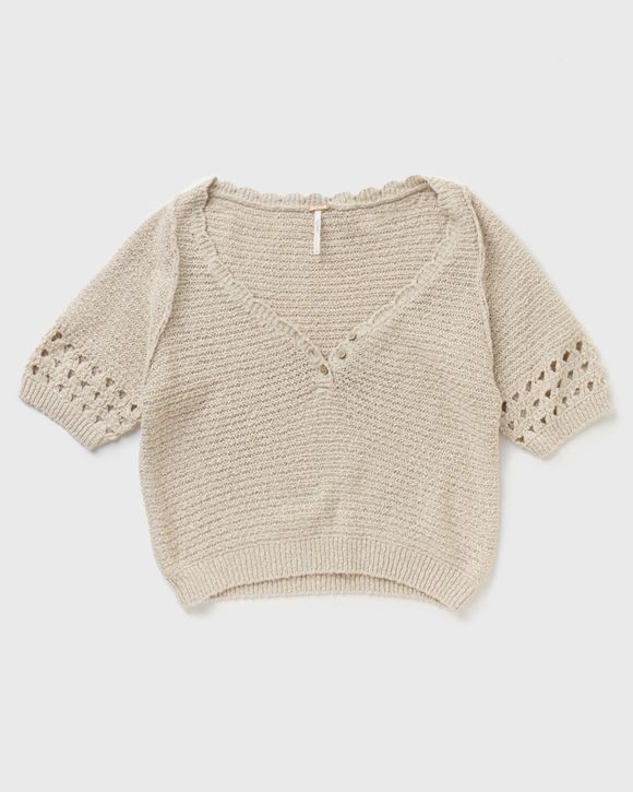 Free people beige clearance sweater