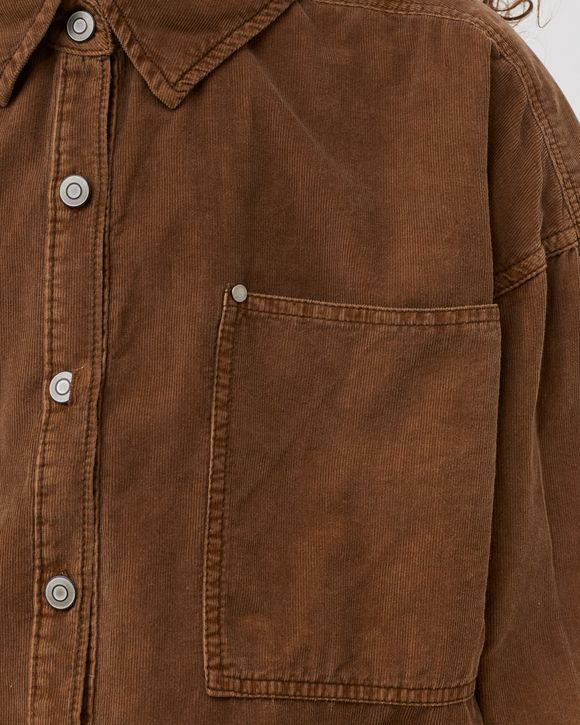 BABY CORD BUTTONDOWN WVN TOP