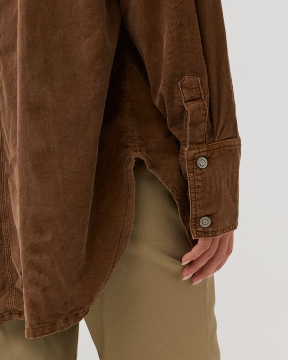 BABY CORD BUTTONDOWN WVN TOP