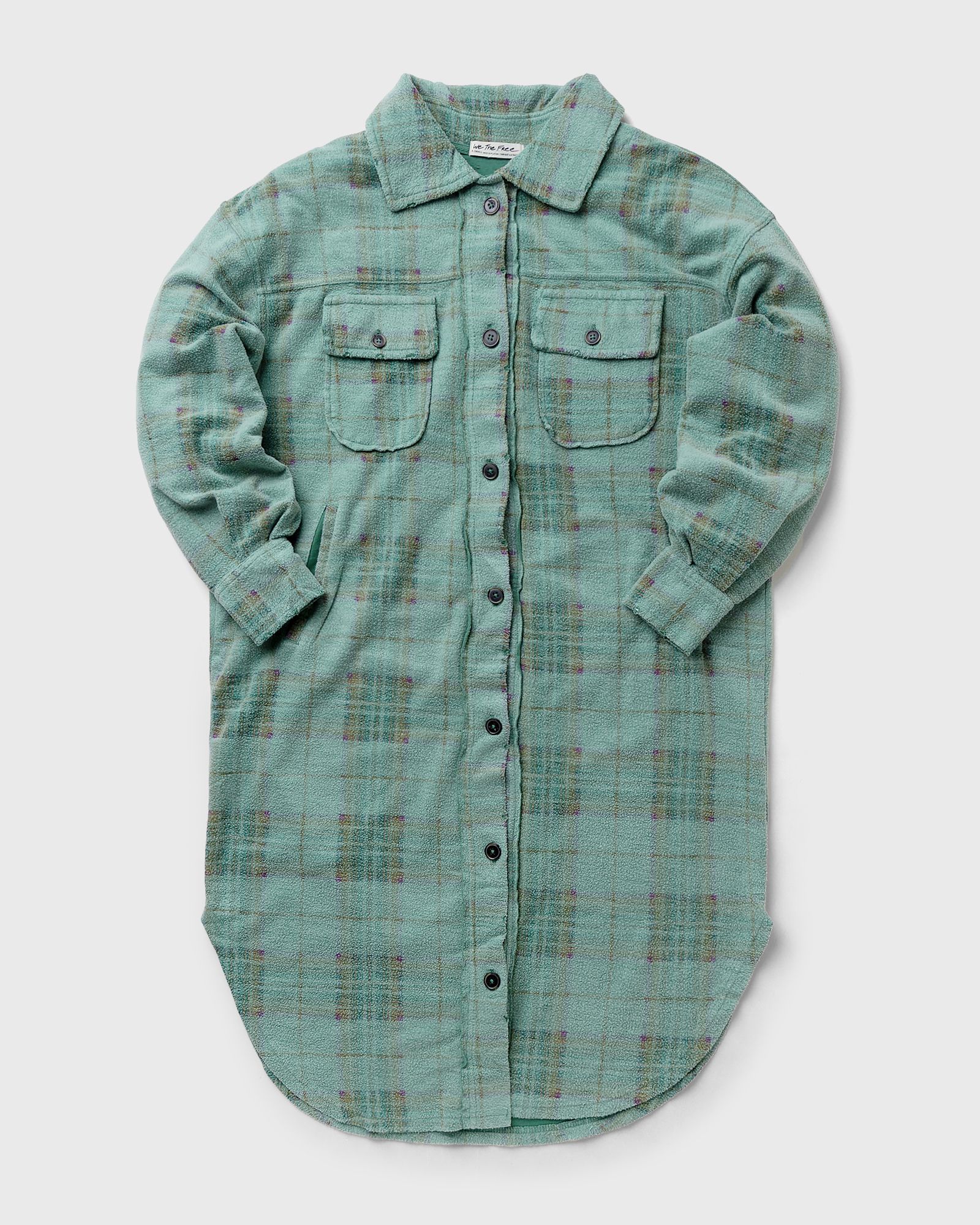 PLAID LONG RUBY HVY WGHT