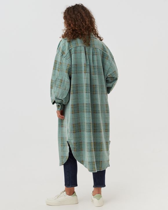 PLAID LONG RUBY HVY WGHT