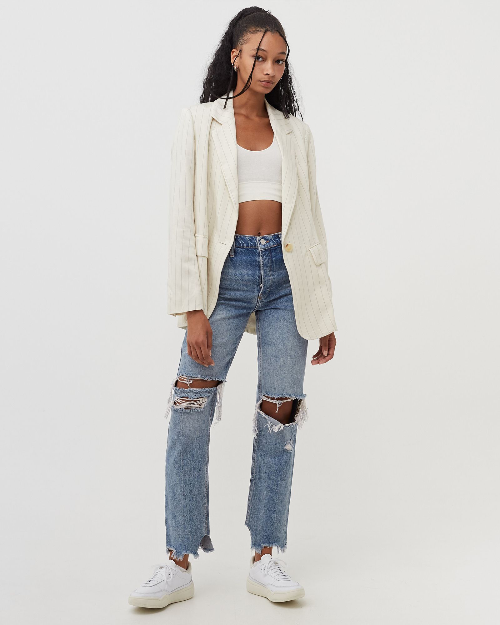 WMNS TAPERED BAGGY BOYFRI FP CORE