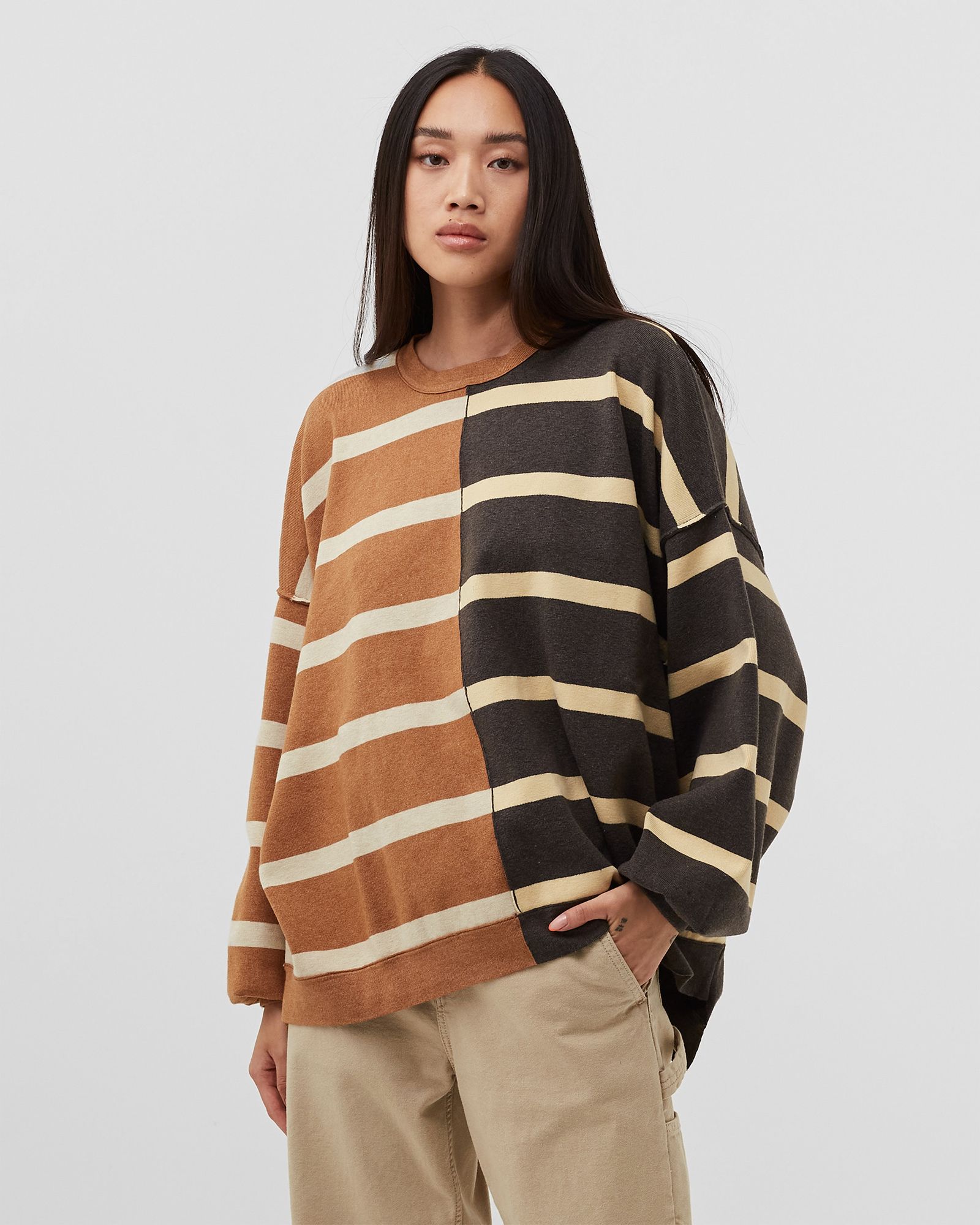 WMNS UPTOWN STRIPE PULLOVER