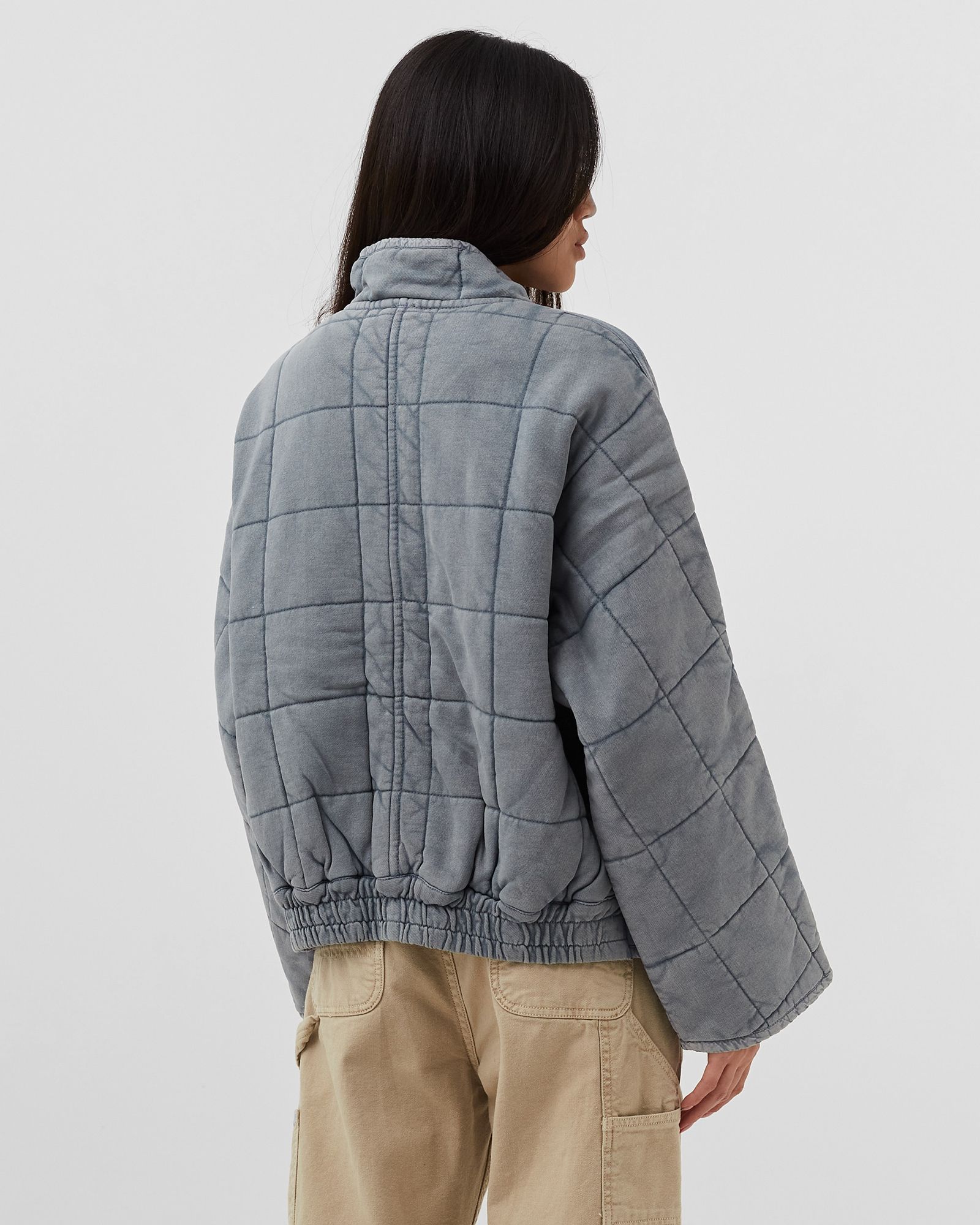 WMNS DOLMAN QUILTED KNIT JACKET