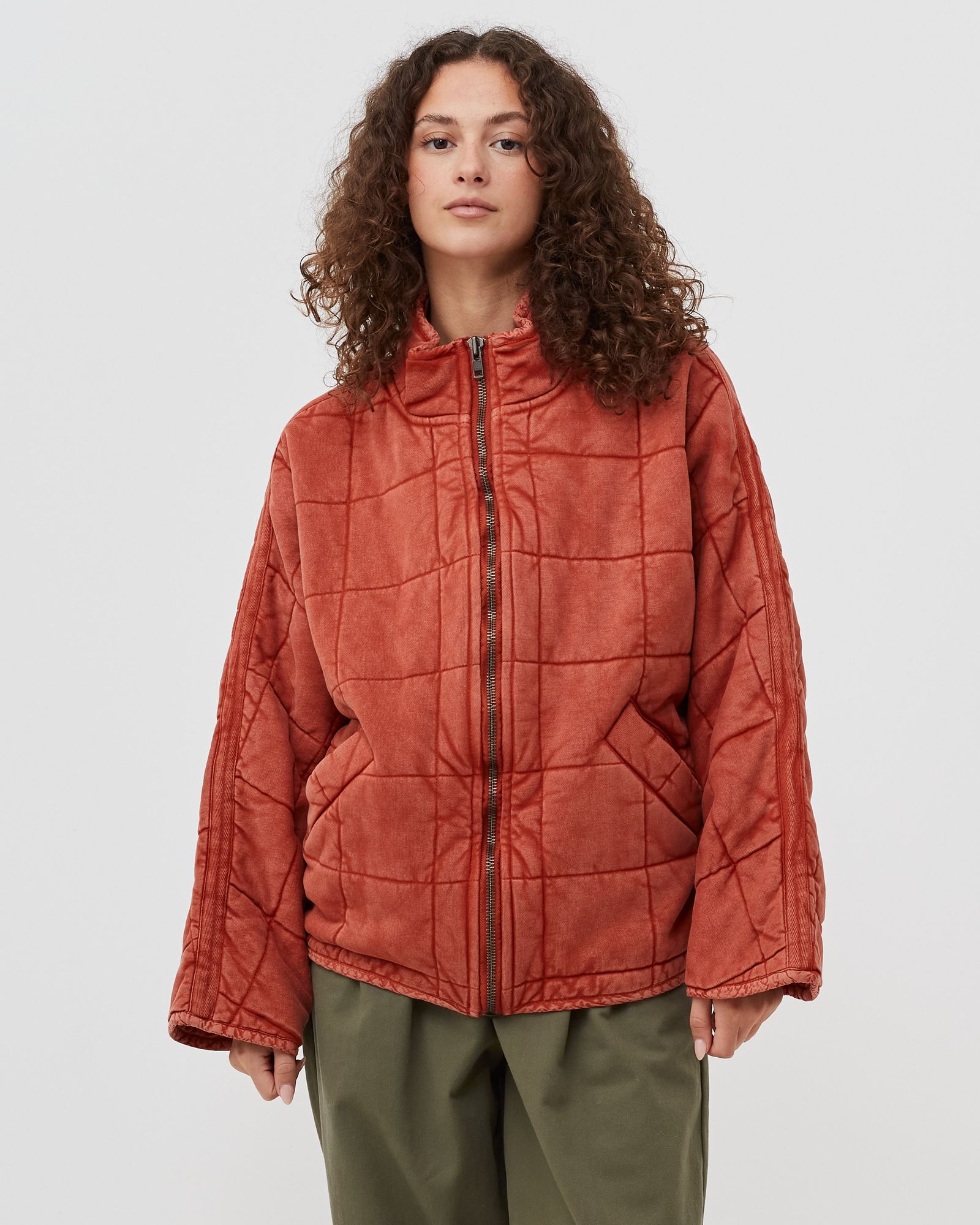 DOLMAN QUILTED KNIT JACKE JACKET
