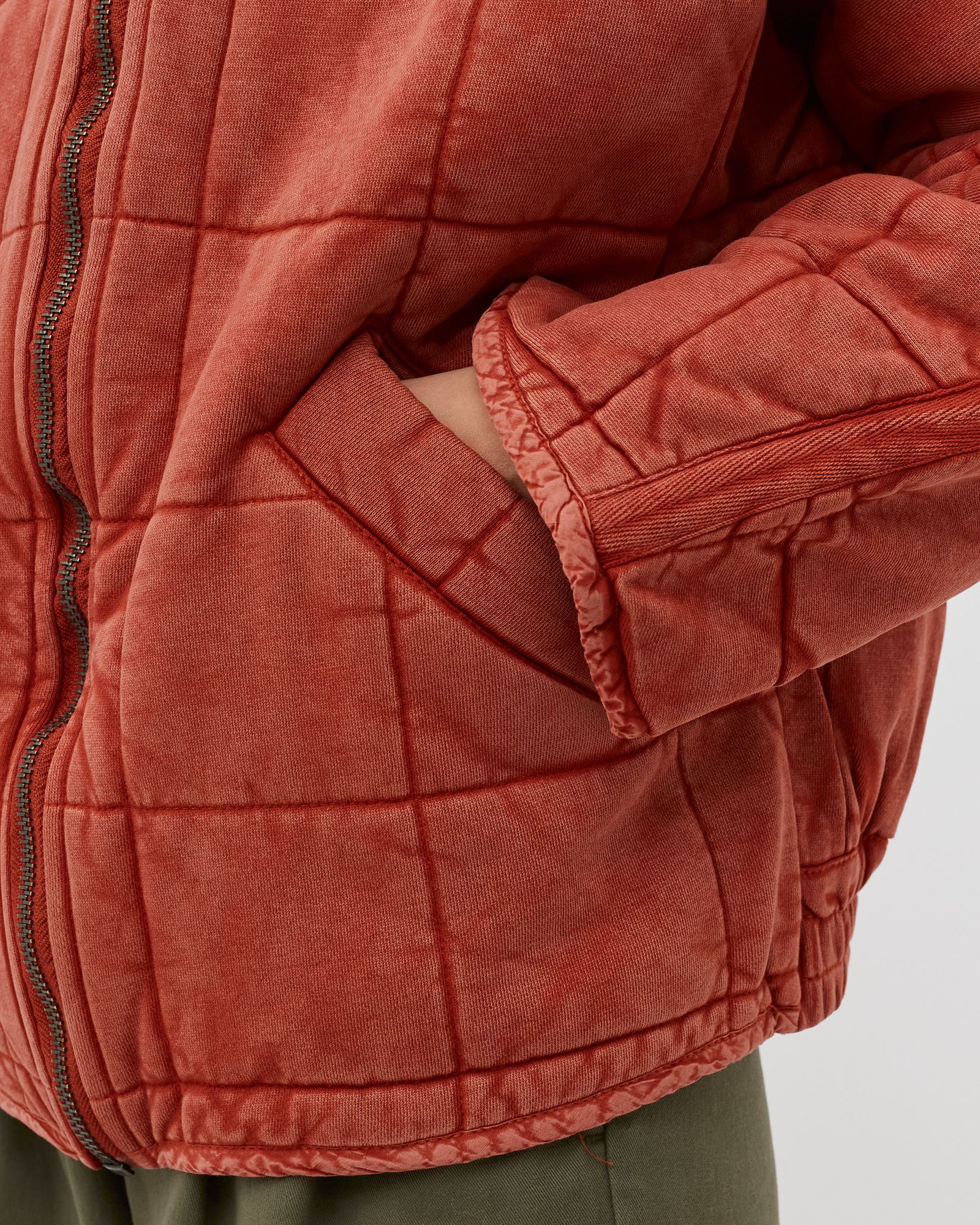 DOLMAN QUILTED KNIT JACKE JACKET