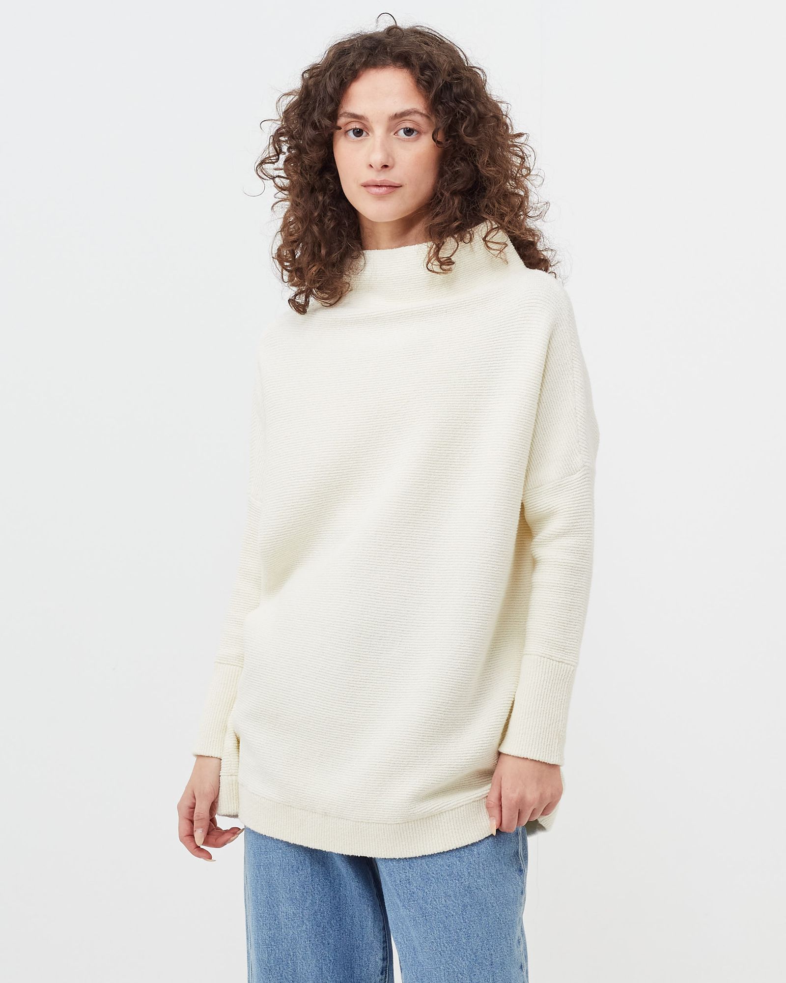 WMNS OTTOMAN SLOUCHY TUNIC SWEATER