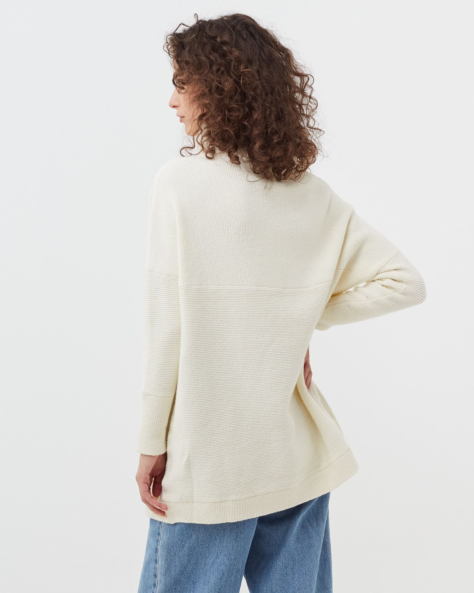 WMNS OTTOMAN SLOUCHY TUNIC SWEATER