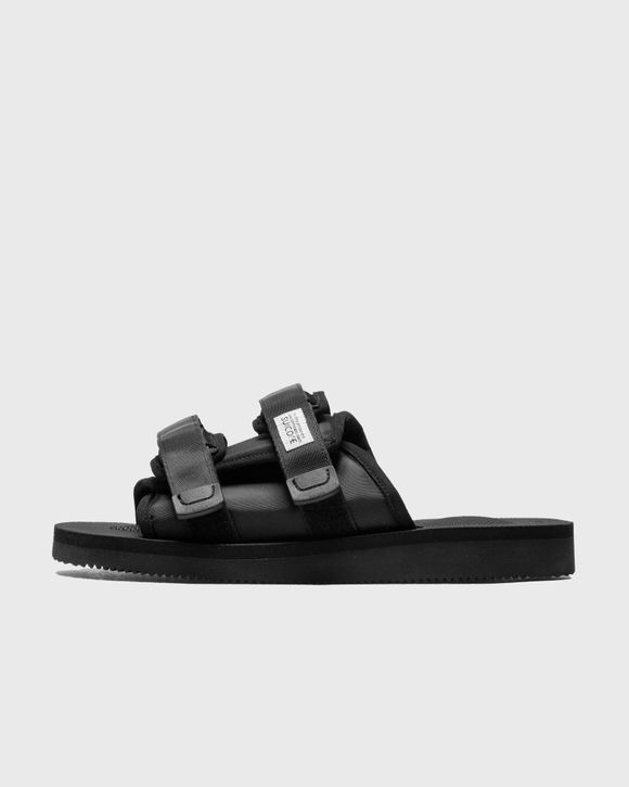 Suicoke White Black Moto-Cab Slippers, Brand Size 5 ( US Size 6