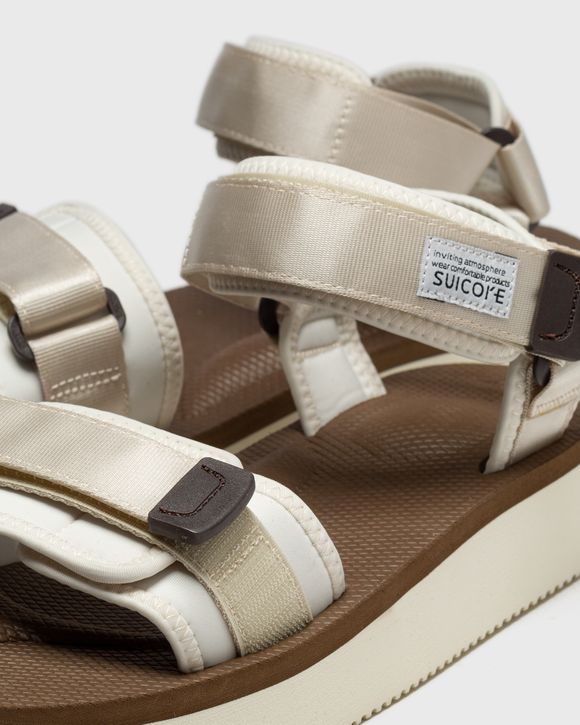 Suicoke Cel-Po Brown/Beige - IVORY X BROWN