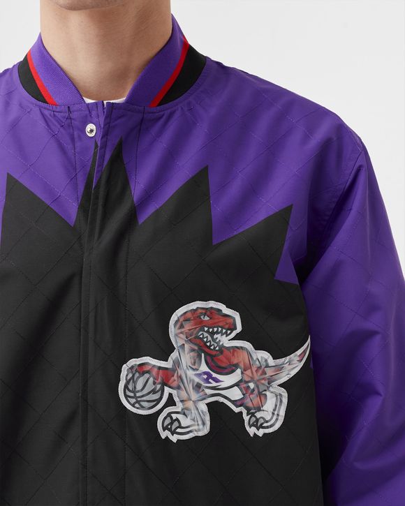 Mitchell Ness 75th Anniversary Warm Up Jacket TORONTO RAPTORS Black BSTN Store