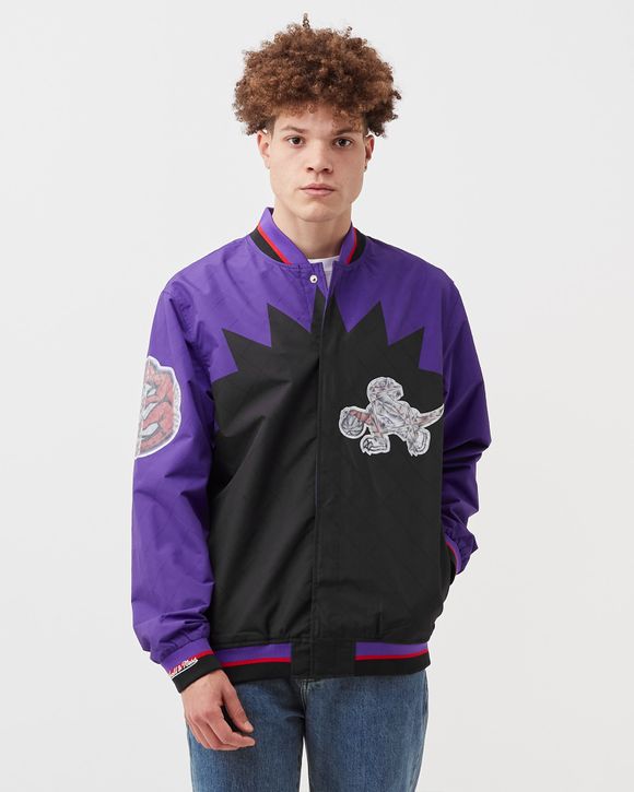 Toronto raptors jacket deals mitchell and ness