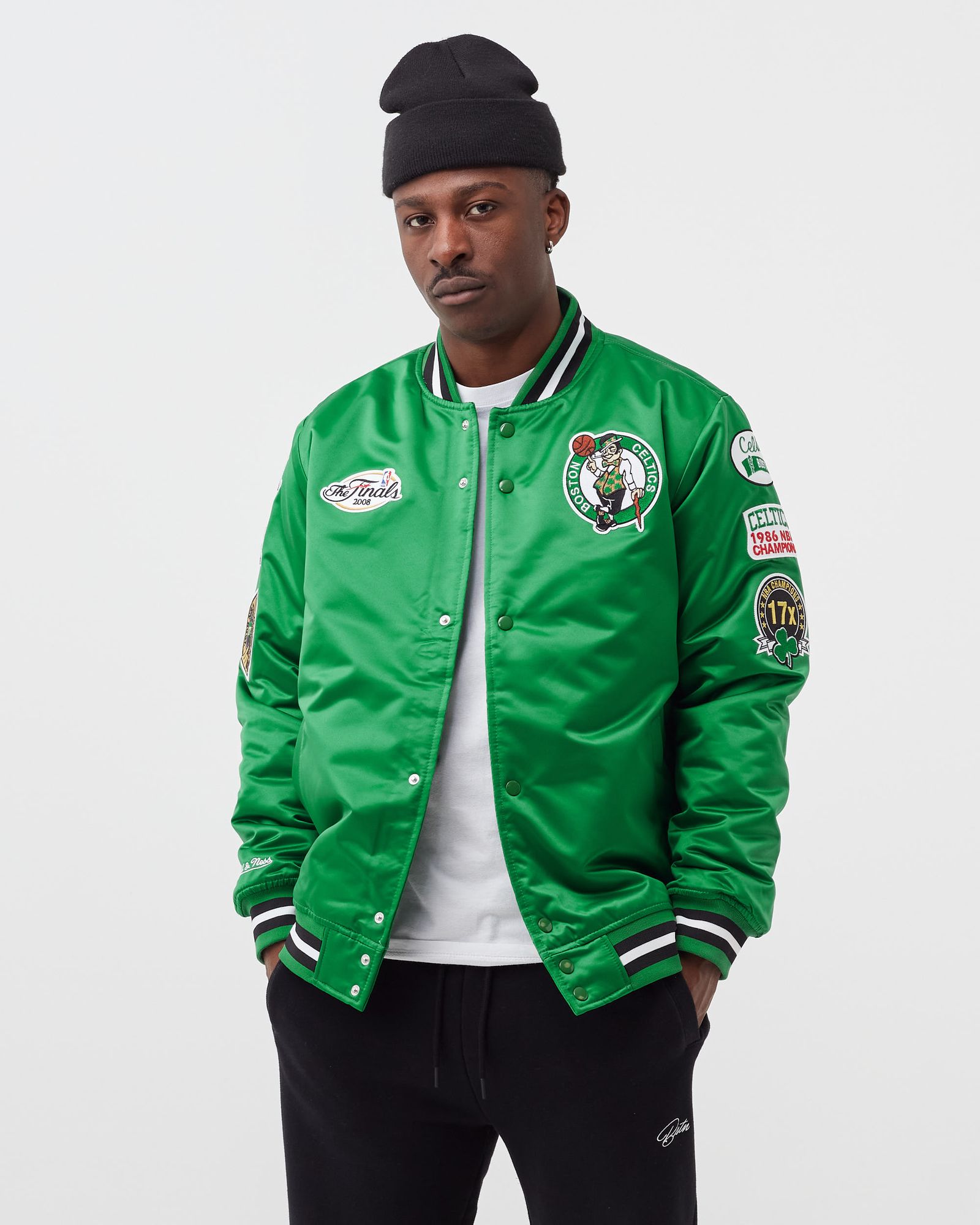 BOSTON CELTICS Champ City Satin Jacket
