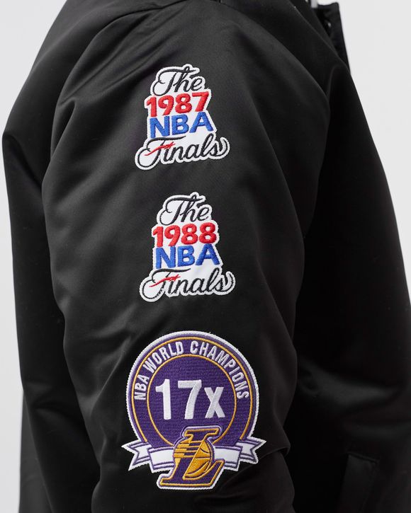 Mitchell & Ness Mens NBA LOS ANGELES LAKERS Champ City Satin Jacket ALL  SIZES