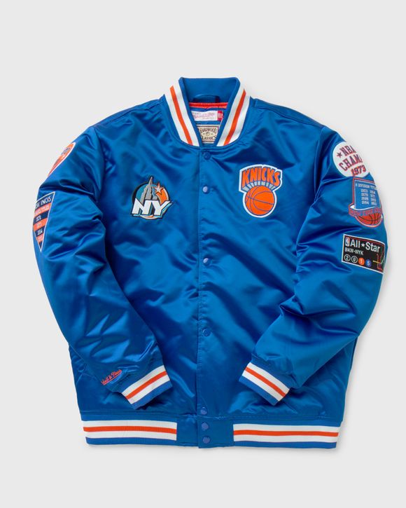 Mitchell & Ness Mens NBA NEW York Knicks Champ City Satin Jacket ALL SIZES  NEW