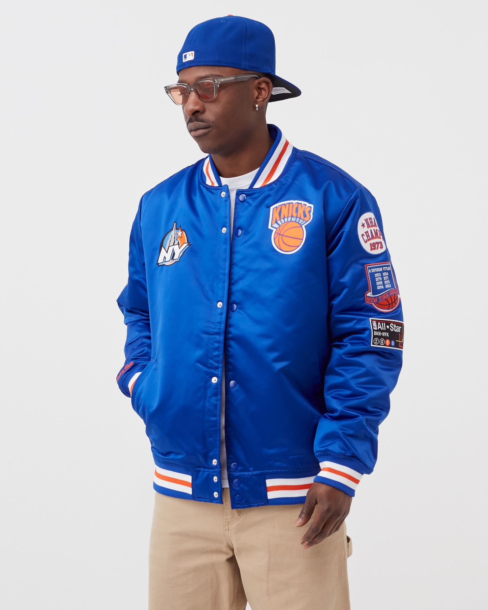 NEW YORK KNICKS Champ City Satin Jacket