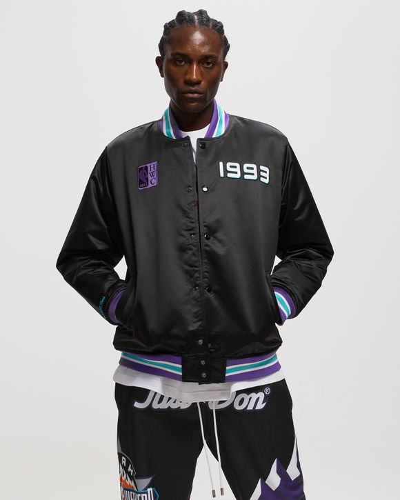 Mitchell & Ness Miami Heat Heavyweight Satin Jacket Black