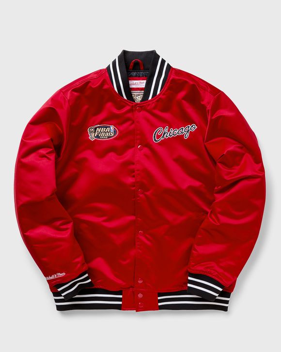 Mitchell & Ness NBA Heavyweight Satin Jacket Chicago Bulls Red