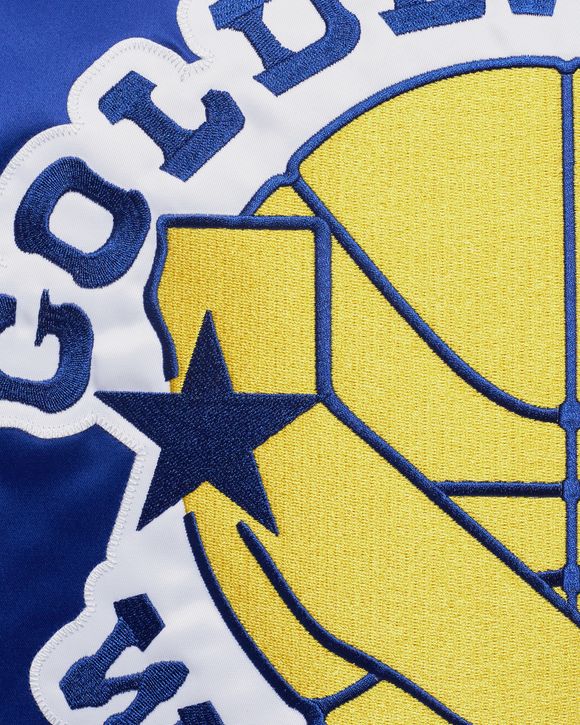 NBA Heavyweight Satin Jacket Golden State Warriors