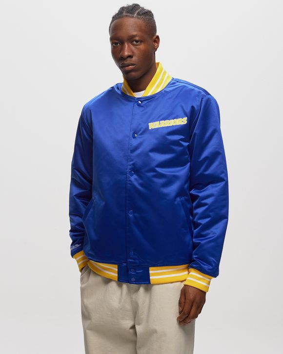 Mitchell and ness 2024 warriors satin jacket