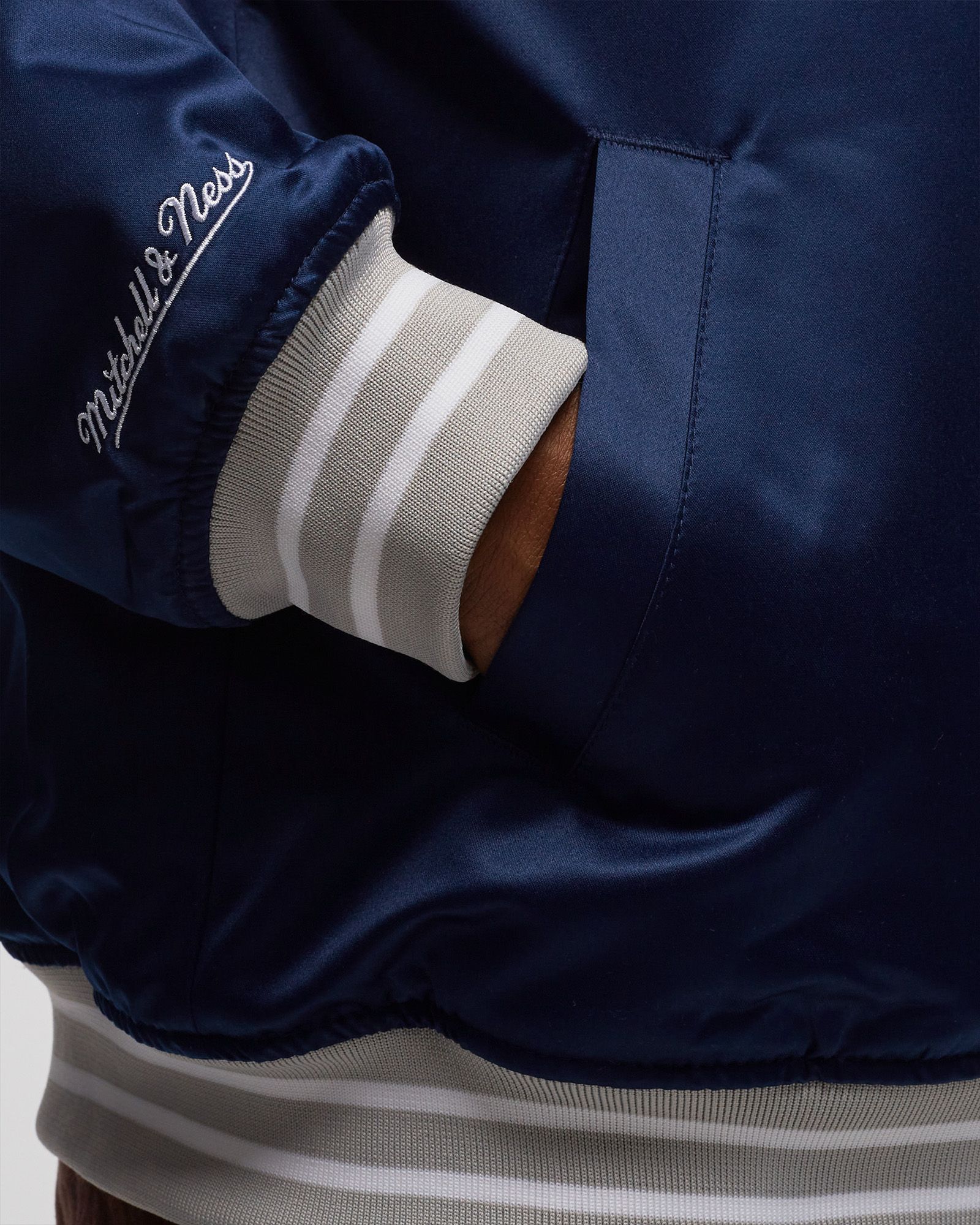 NFL Heavyweight Satin Jacket Georgetown University