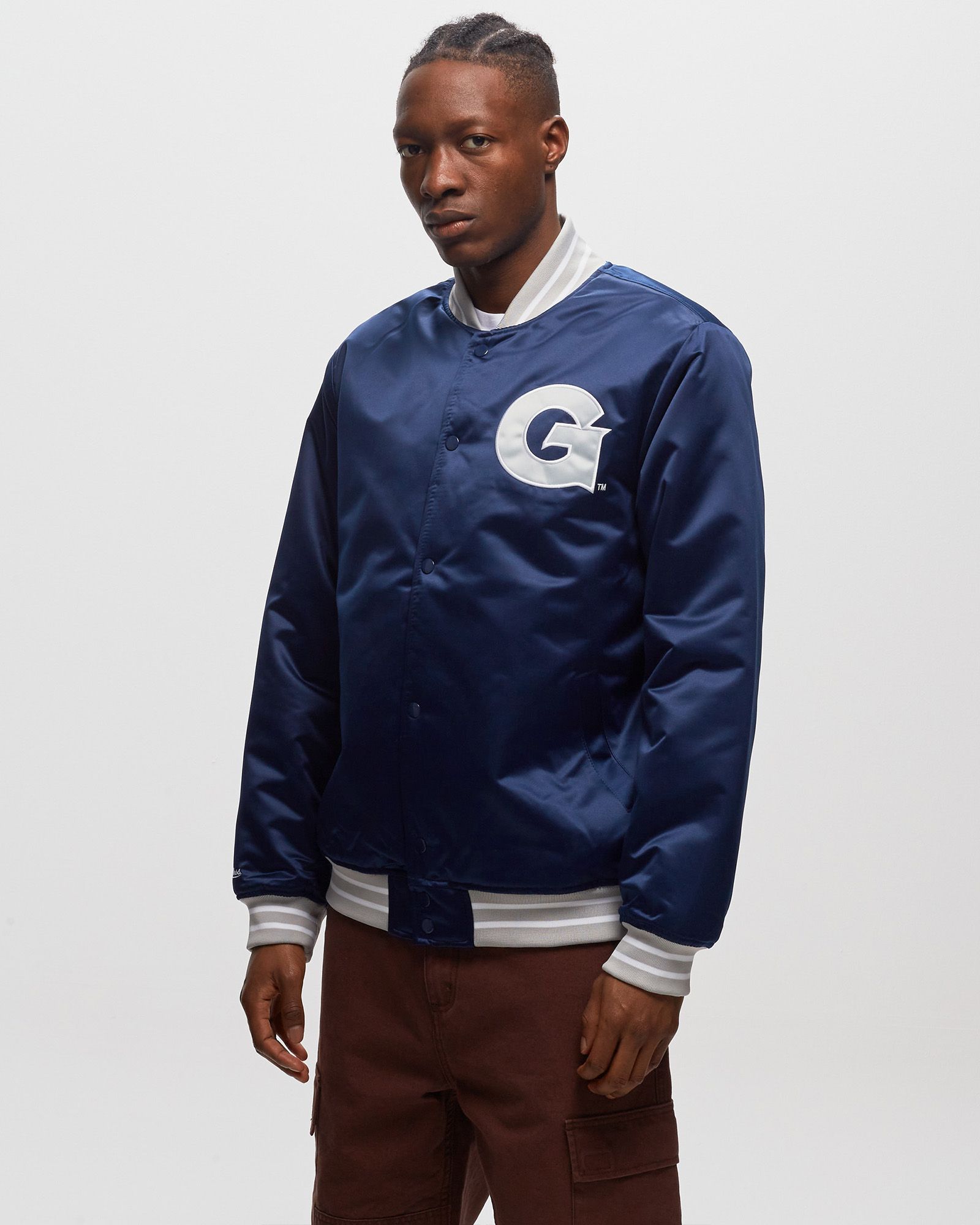 NFL Heavyweight Satin Jacket Georgetown University