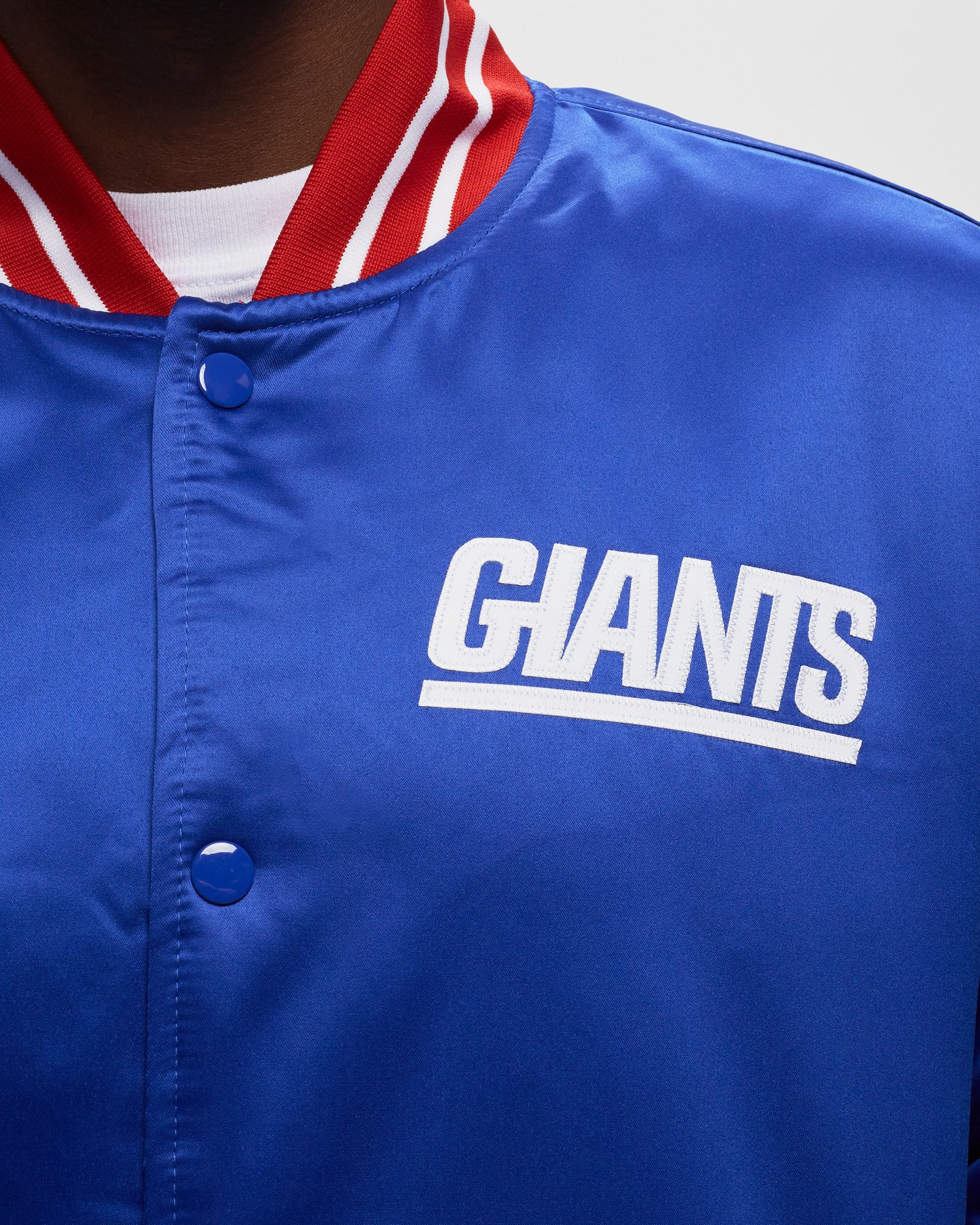 NFL Heavyweight Satin Jacket New York GIANTS