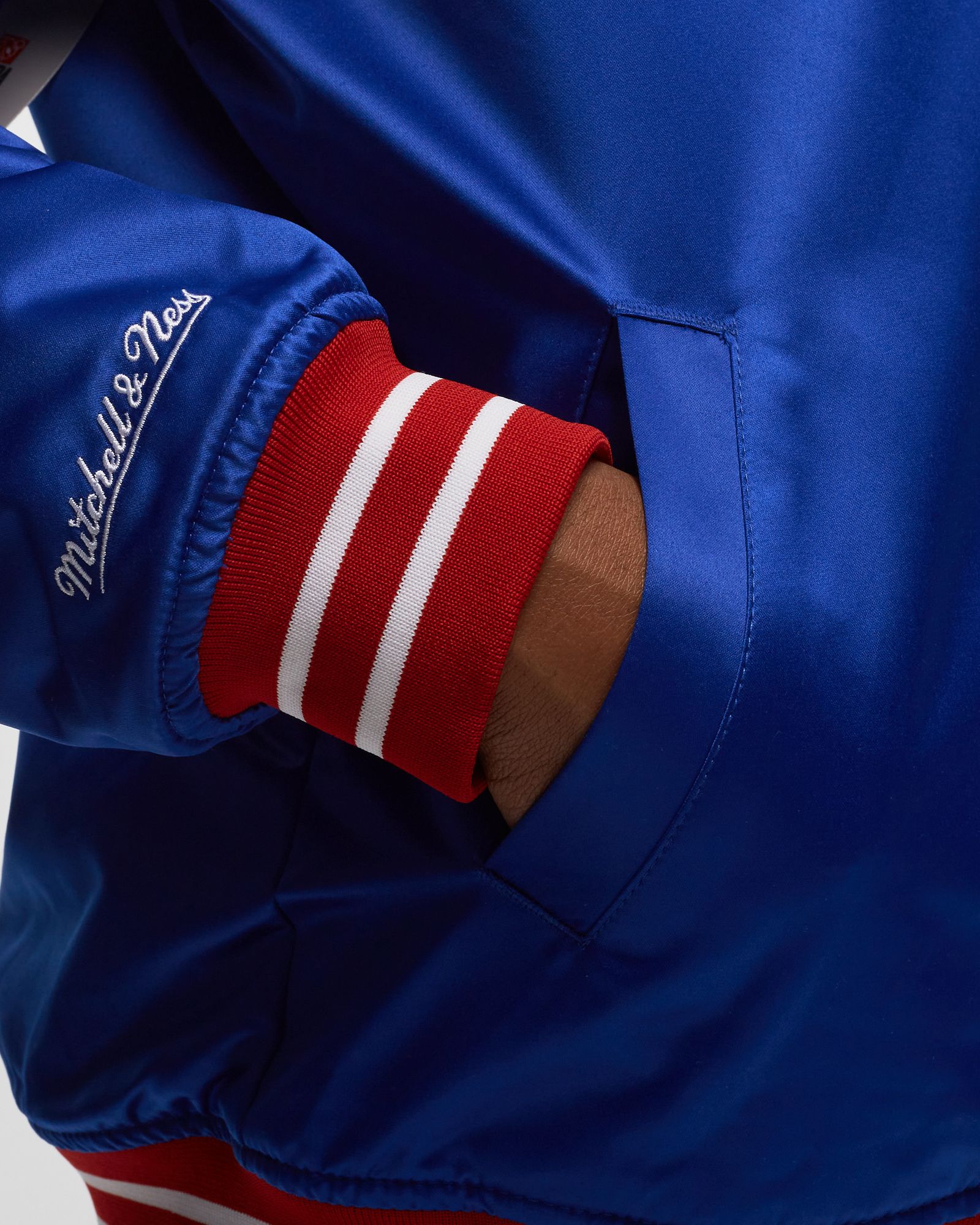 NFL Heavyweight Satin Jacket New York GIANTS