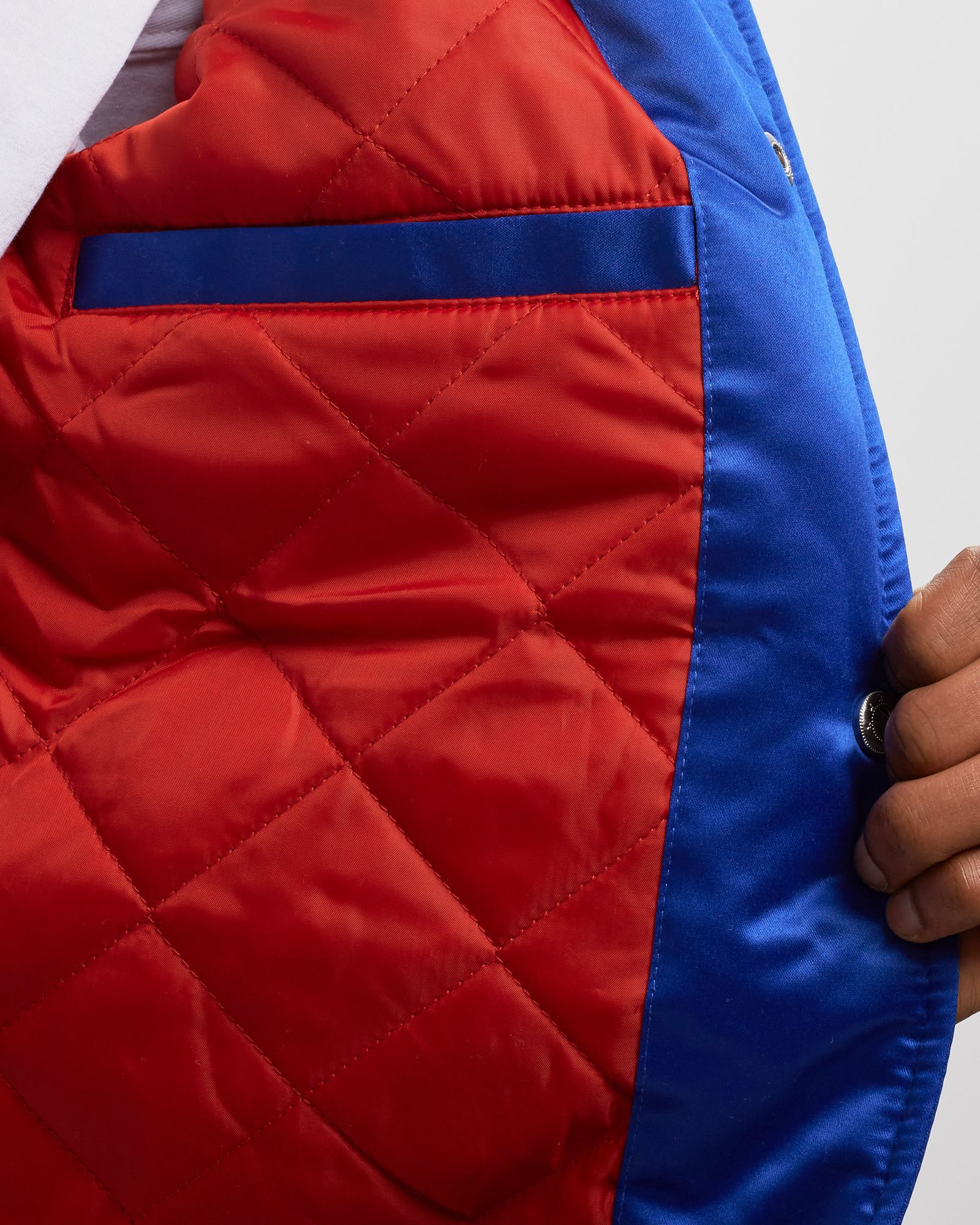 NFL Heavyweight Satin Jacket New York GIANTS