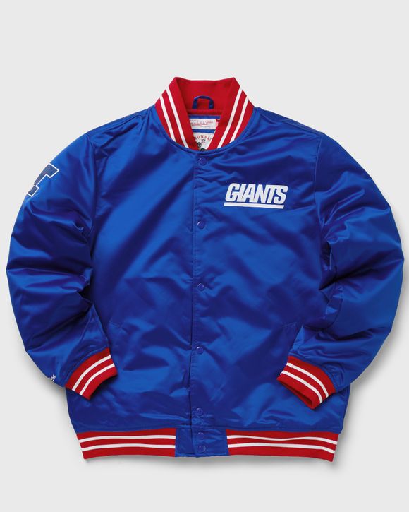 Mitchell & Ness NFL Heavyweight Satin Jacket New York GIANTS Blue